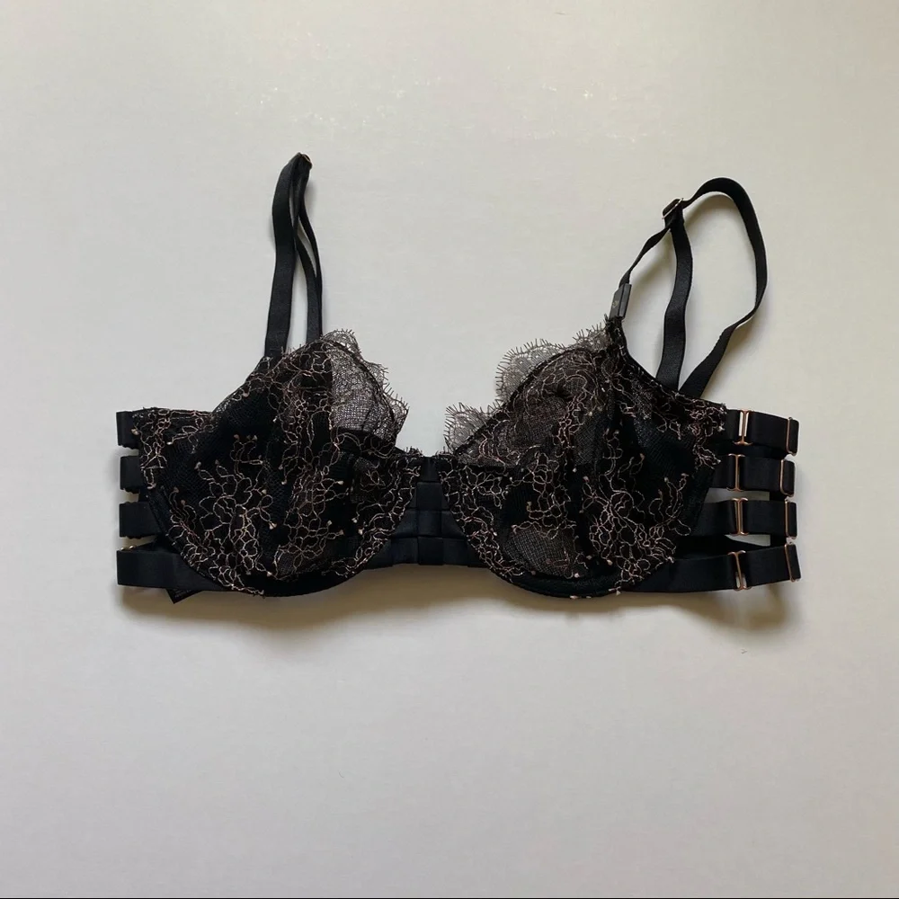 VS Very Sexy Unlined Demi 32D - worn 1x, like new